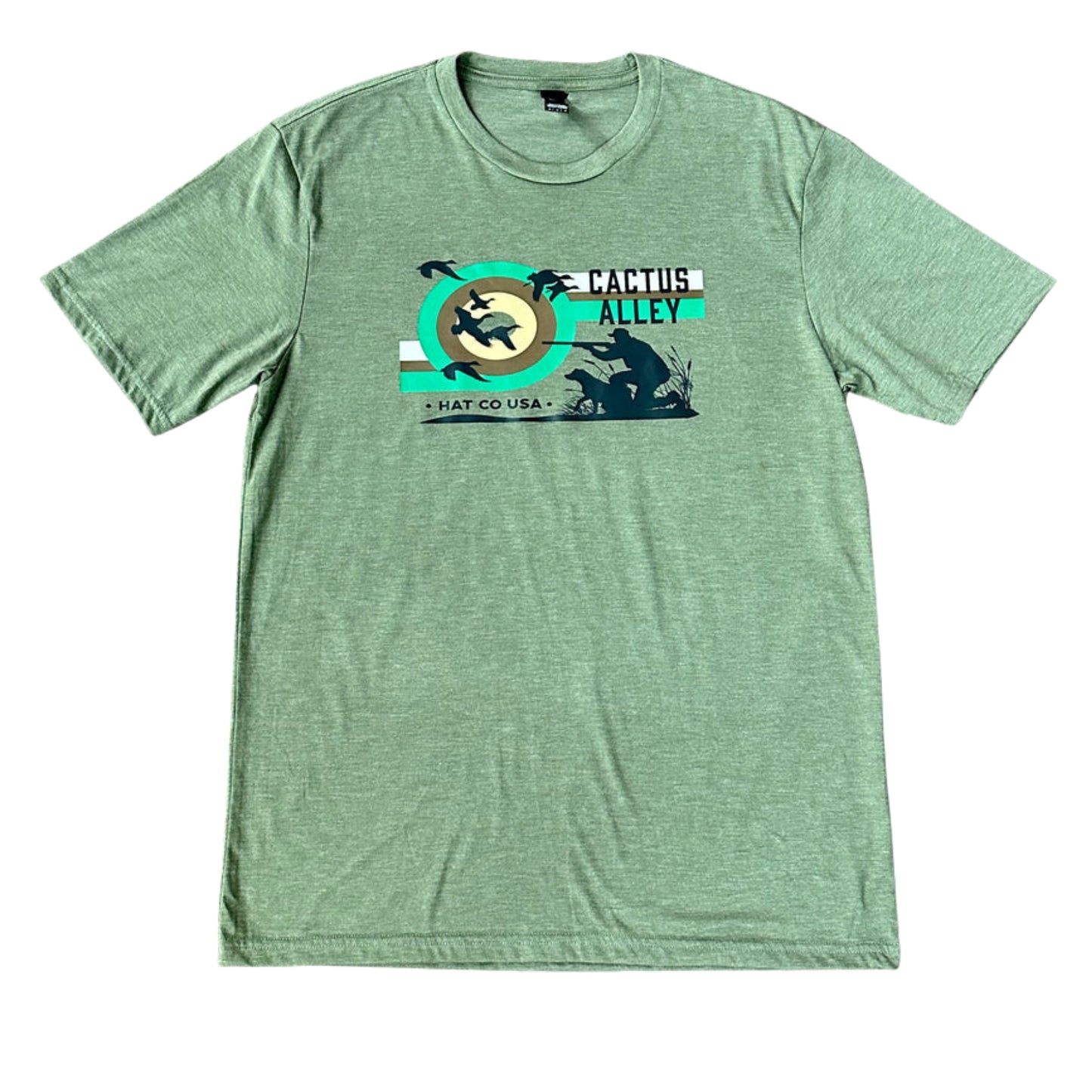 "Duck Hunt" - Military Green Frost Adult Tee (WESA JAN 2024)