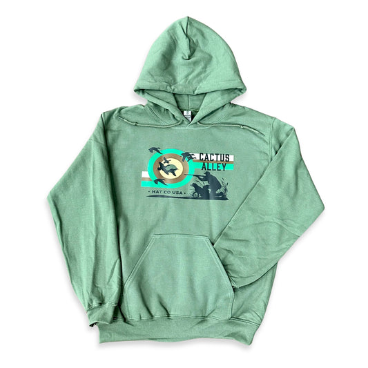 "Duck Hunt" - Military Green Adult Hoodie (WESA JAN 2024)