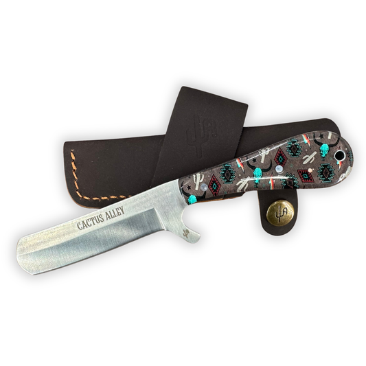 "Dusty Trails" - Cactus Alley Hat Co Large Bull Cutter Knife