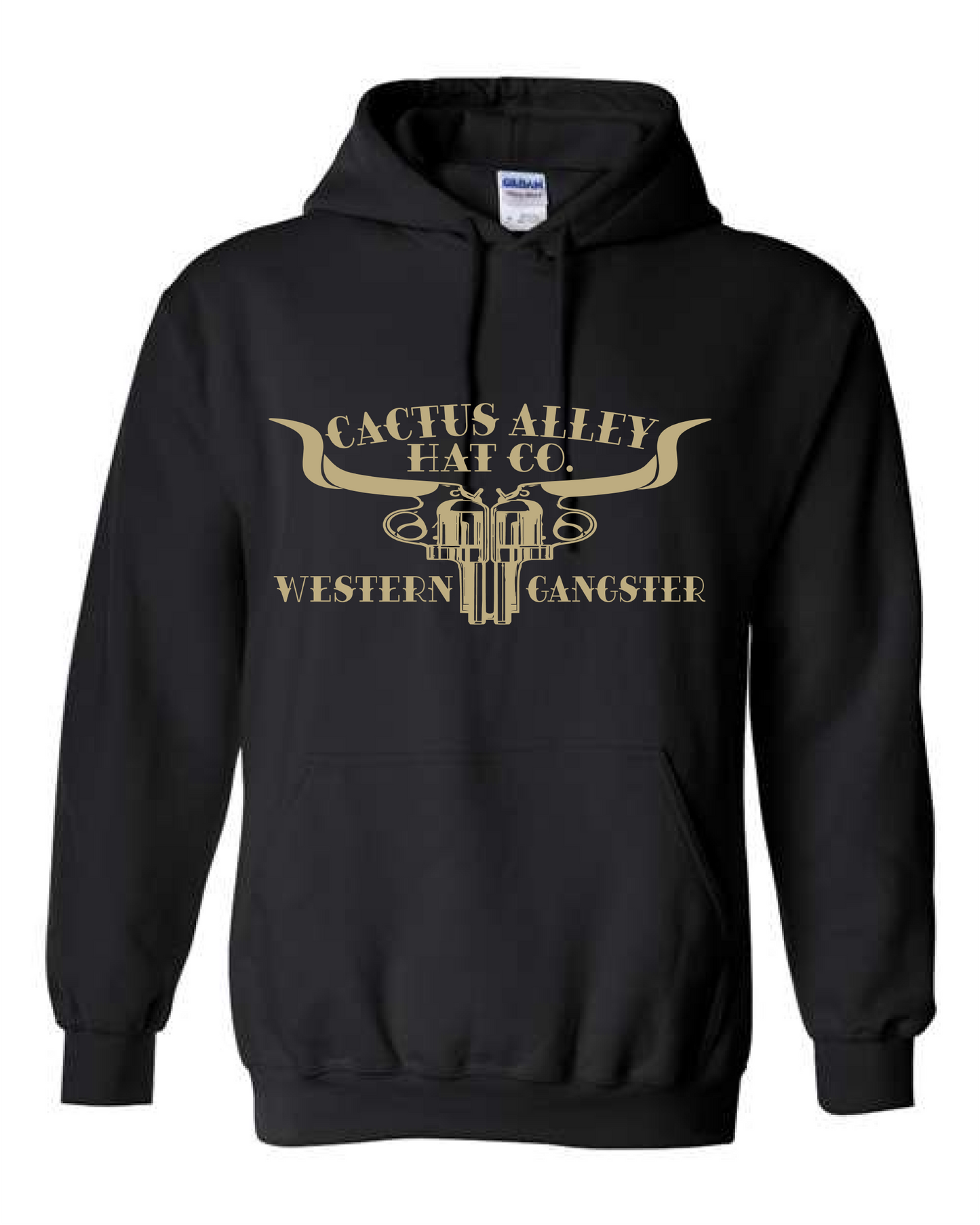 "Double Barrel" - Black Adult Hoodie
