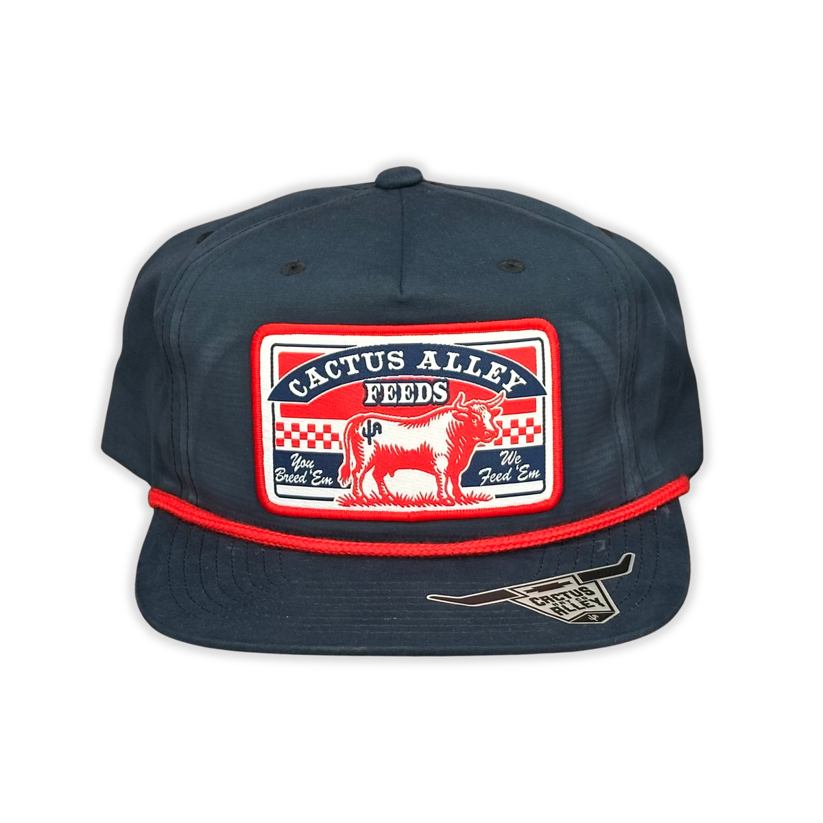 "El Toro" - CA 256 Blue/ Red Rope, Snapback Cap