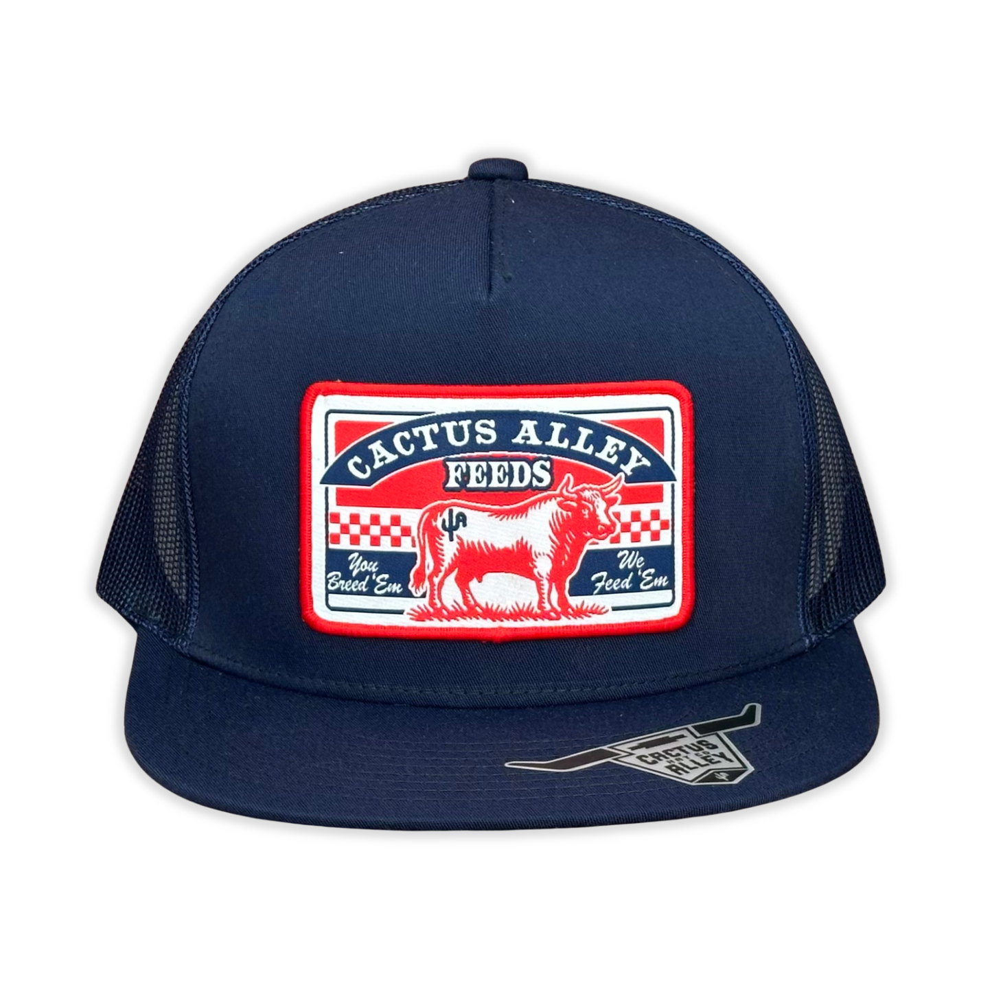 "El Toro" - 6006 Navy/ Navy Mesh, Snapback Cap