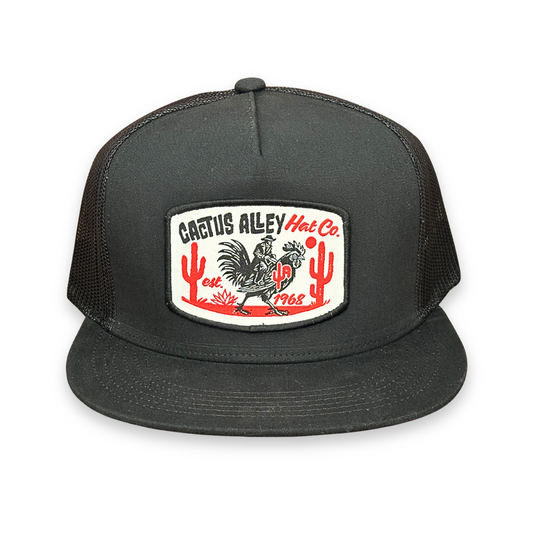 "Featha Steppa" - CA 6006 Black/ Black Mesh, Snapback Cap (2025)
