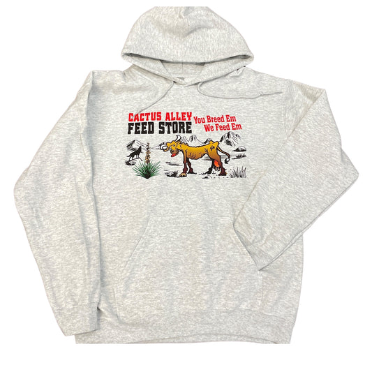 "Feed Store" - Ash Grey Adult Hoodie (WESA JAN 2024)