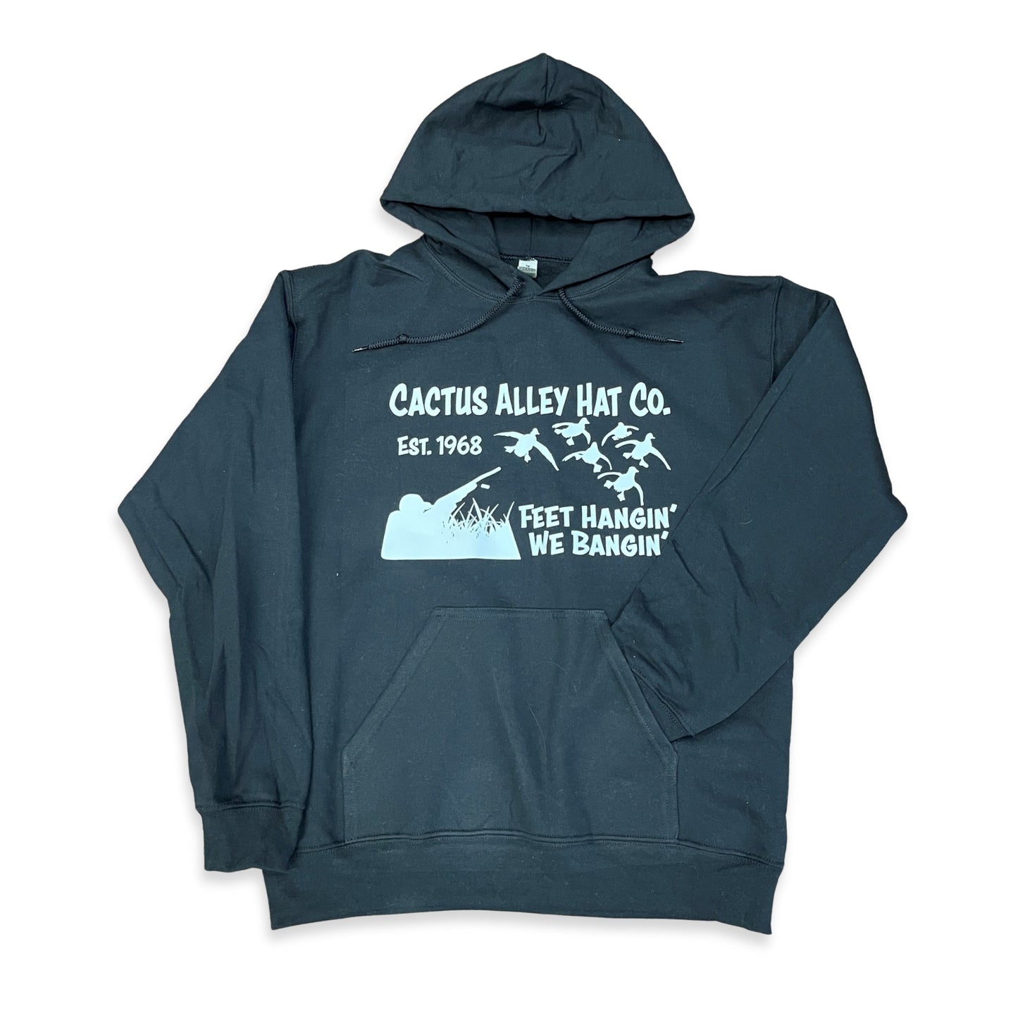 "Feet Hangin" - Black Adult Hoodie (WESA JAN 2024)
