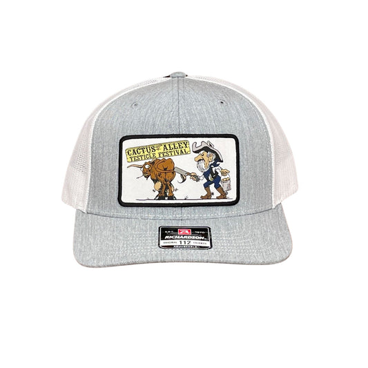"Festival" - Richardson 112 Heather Grey/White Mesh, Snapback Cap (WESA JAN 2024)