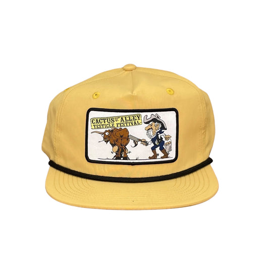 "Festival" - CA256 Biscuit/ Black Rope, Snapback Cap (WESA JAN 2024)