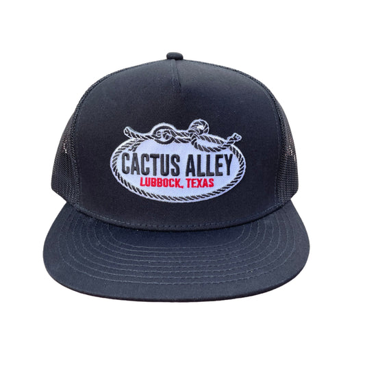 "Flank Rope" - CA6006 Black/ Black Mesh Trucker, Snapback (WESA JAN  2024)