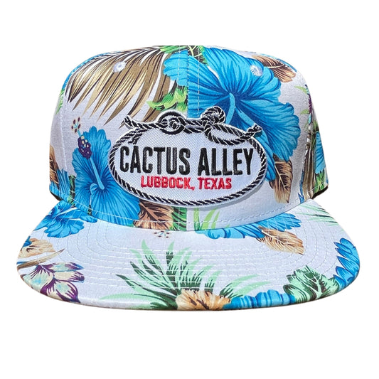 "Flank Rope" - Blue Tropics, Snapback Cap (WESA JAN 2024)