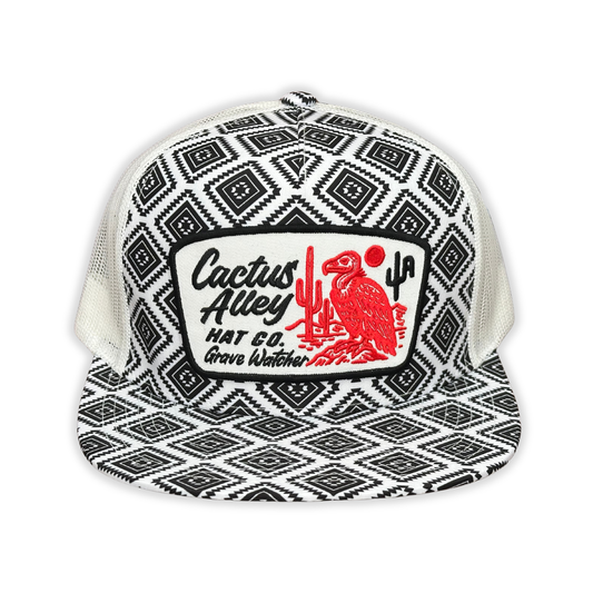 "Grave Watcher" - CA Roscoe Aztec, Snapback Cap