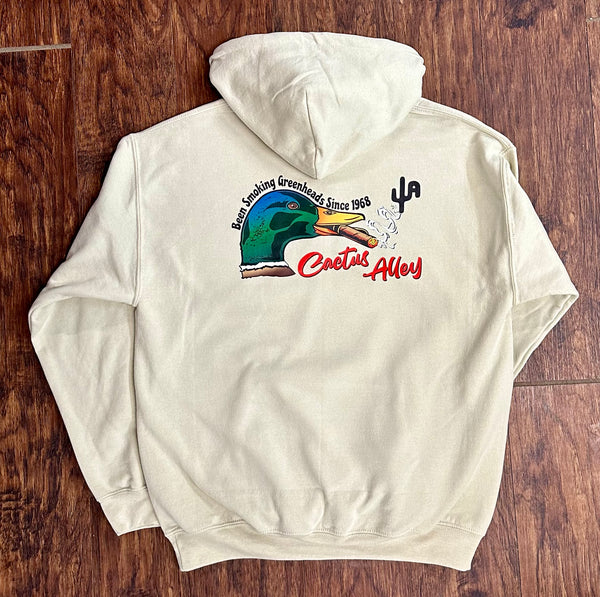 "Greenheads" - Sand Adult Hoodie (2024)