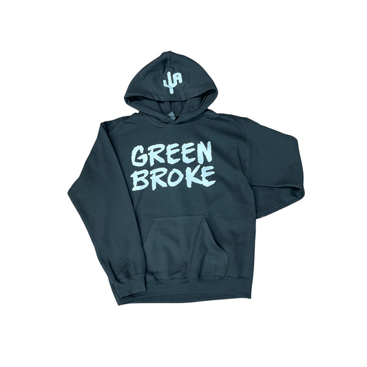 "Green Broke" - Black Adult Hoodie (2025)