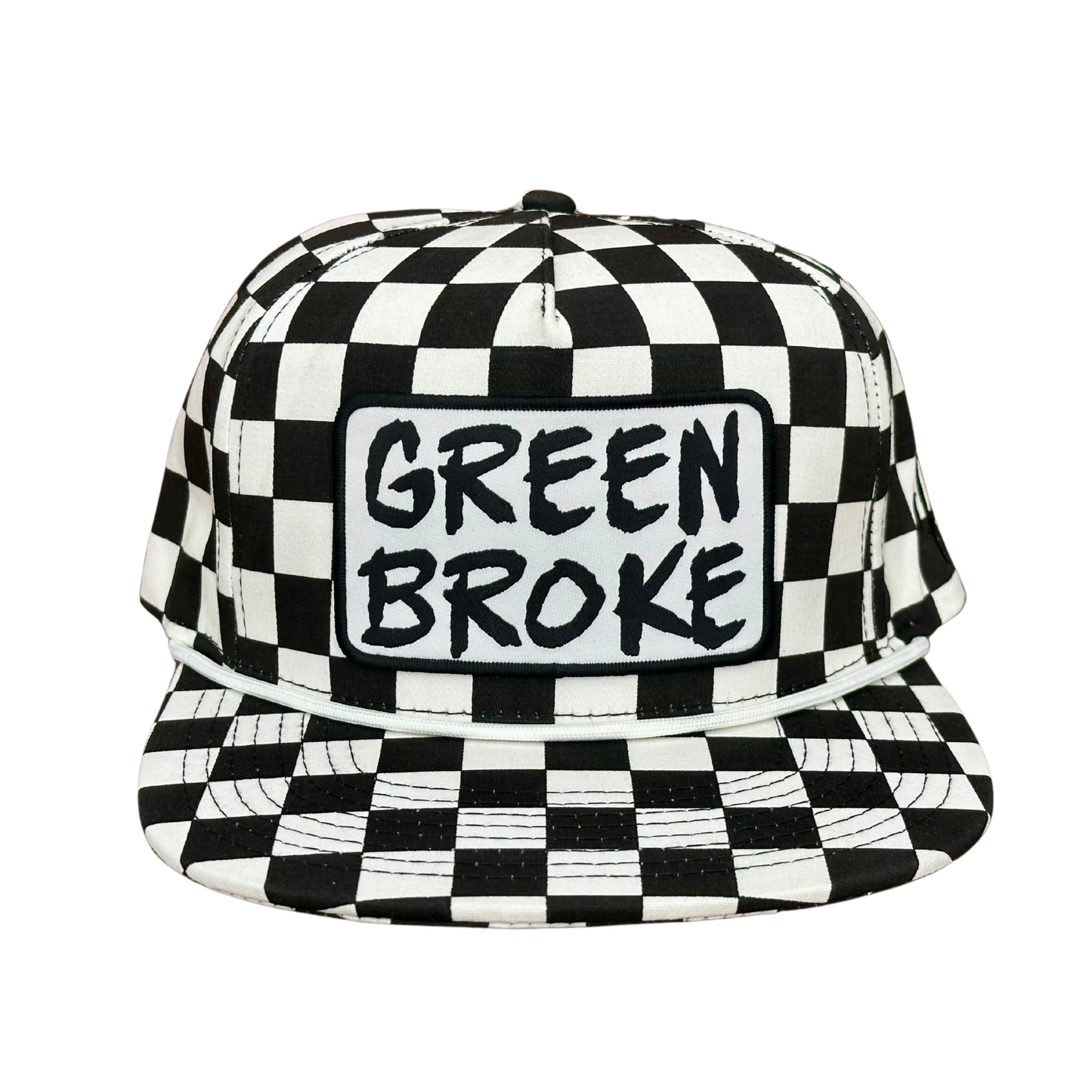 "Green Broke" - Finish Line, Snapback Cap (2025)