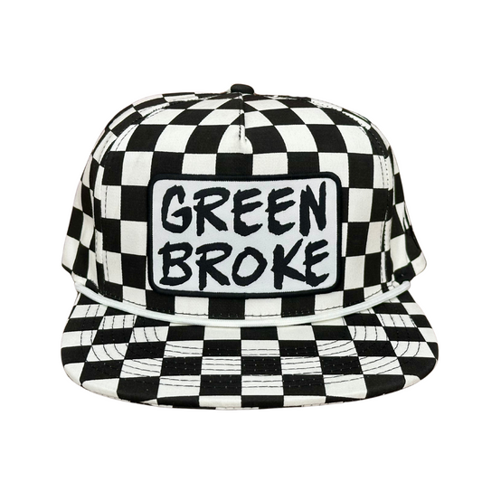 "Green Broke" - Finish Line, Snapback Cap (2025)