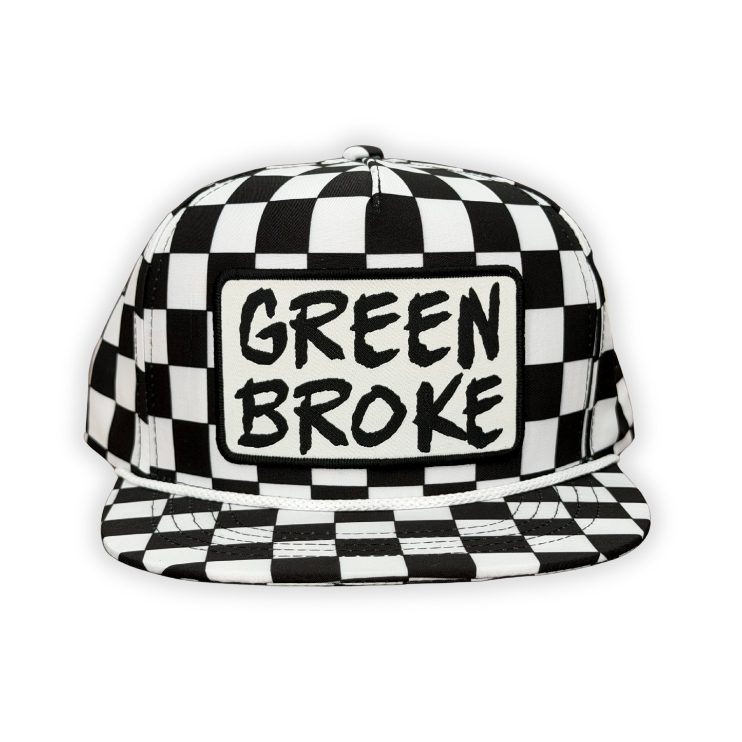 "Green Broke" - YOUTH Finish Line, Snapback Cap