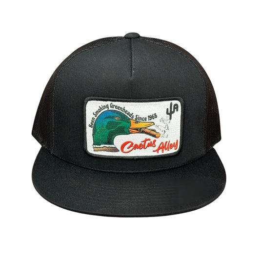 "Greenheads" - 6006 Black/ Black Mesh, Snapback Cap (2024)