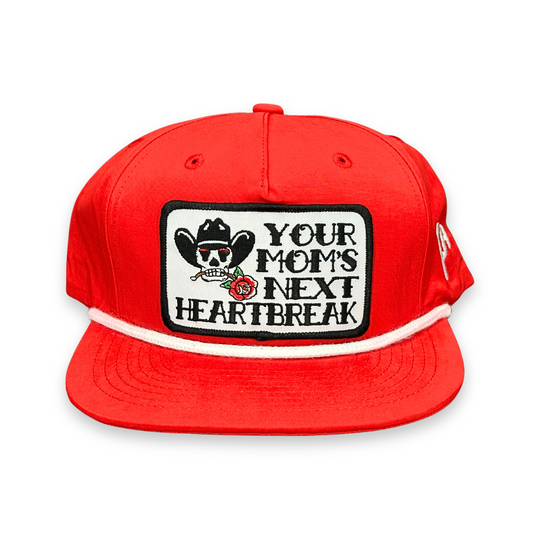"Heartbreak Kid" - CA 256 Red/ White Rope, Snapback Cap (2025)