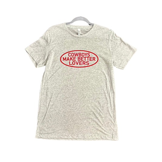 Hot Pink 'Better Lovers" - White Fleck Adult Tee (2024)