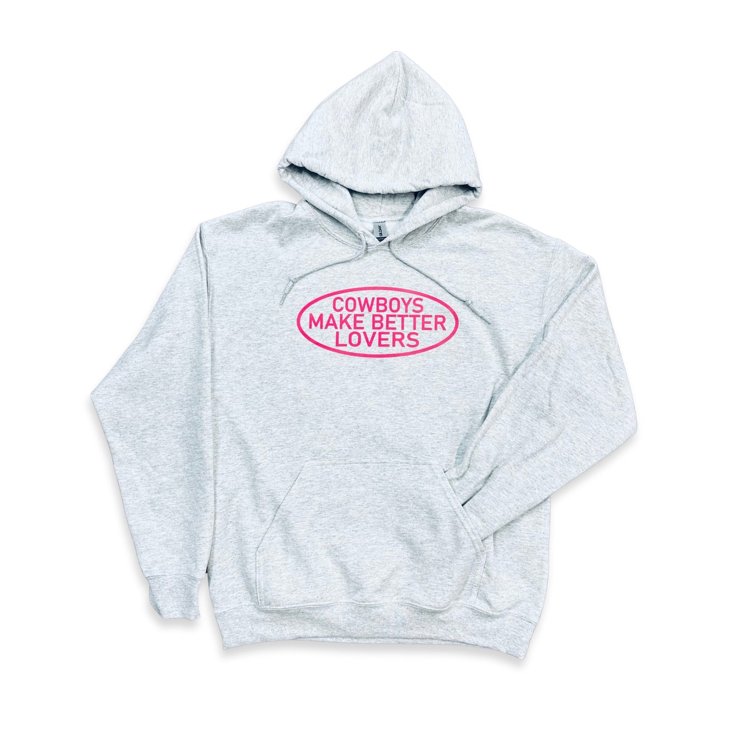 Hot Pink "Better Lovers" - Ash Grey Adult Hoodie (WESA JAN 2024)