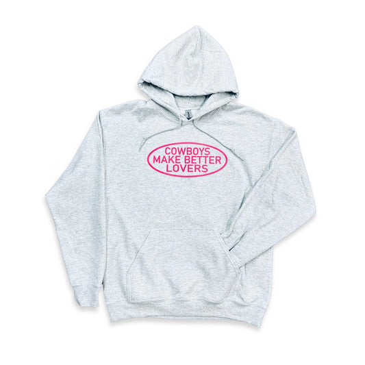 Hot Pink "Better Lovers" - Ash Grey Adult Hoodie (WESA JAN 2024)
