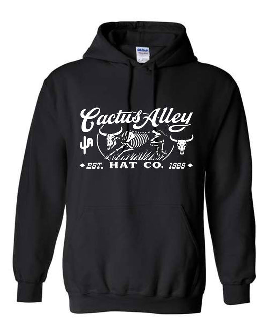"Hueso" - Black Adult Hoodie