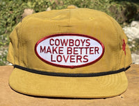 "Better Lovers"- CA256 Biscuit/ Black Rope, Snapback cap (WESA JAN 2024)