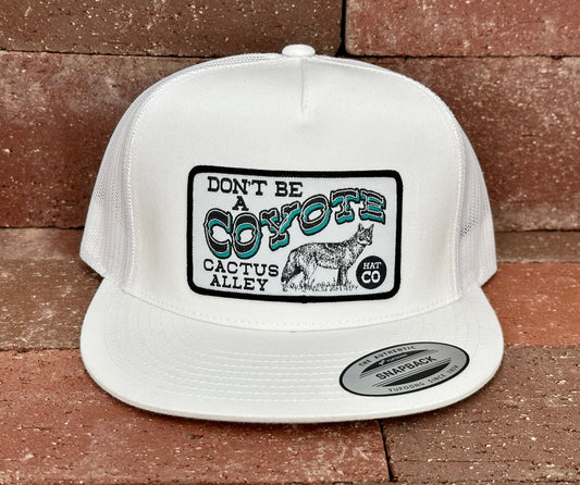 "Coyote" - 6006 White/ White Mesh, Snapback Cap (WESA JAN 2024)