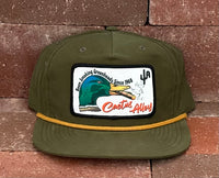 "Greenheads" - 256 Loden/ Amber Rope, Snapback Cap (WESA JAN 2024)