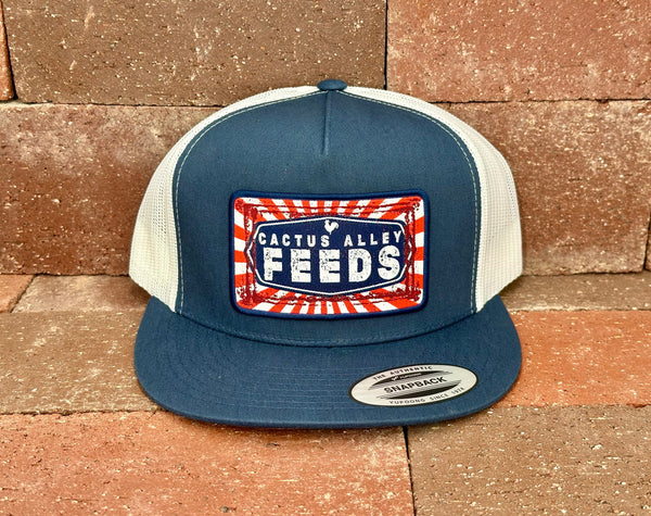 "CA Feeds" - CA6006 Navy/White Mesh, Snapback Cap (2024)