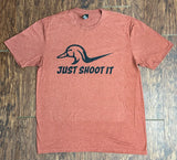 "Shoot It" - Heathered Russett Adult Tee (2024)