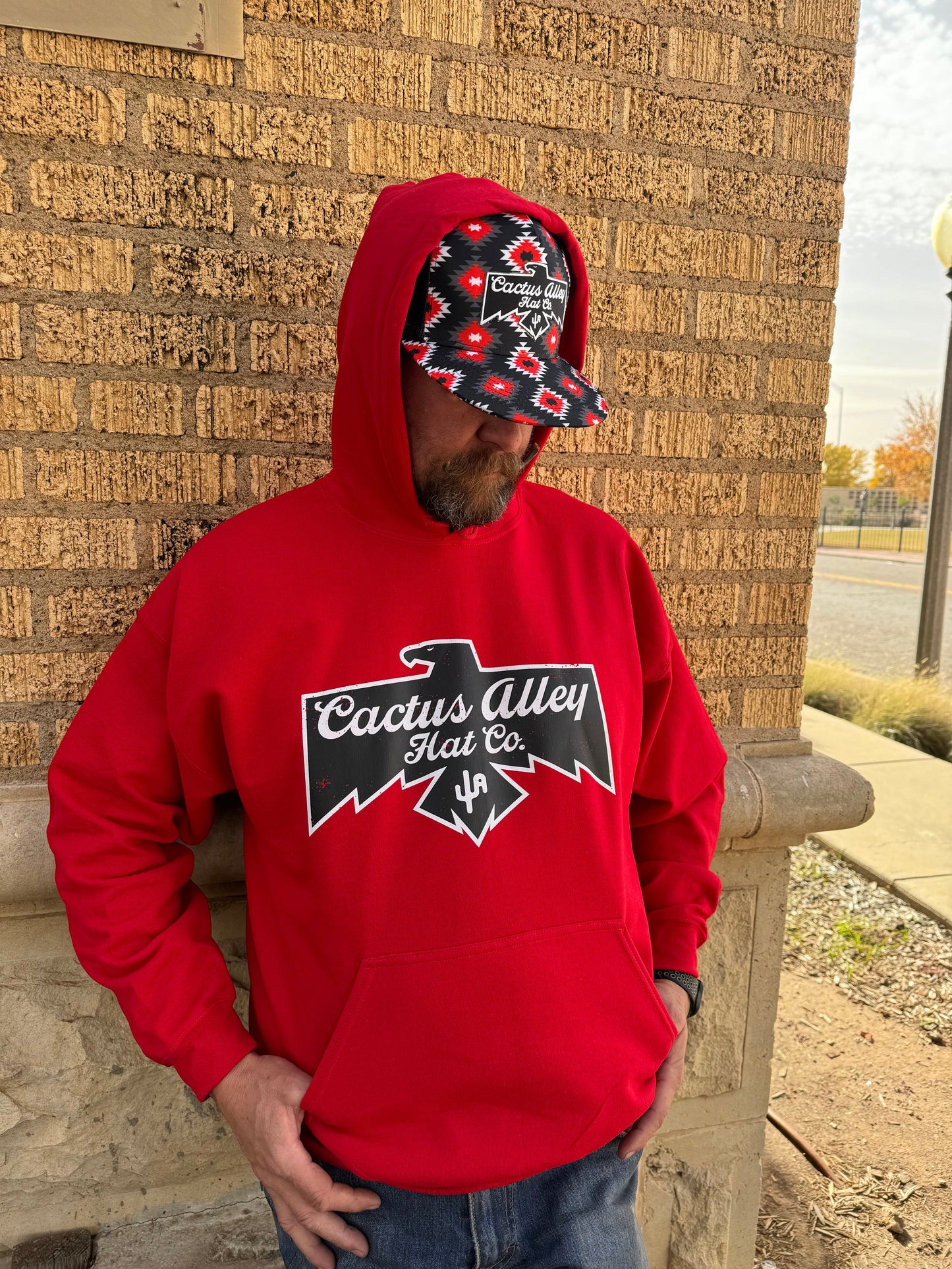 "T-Bird" - Cherry Red Adult Hoodie (2024)