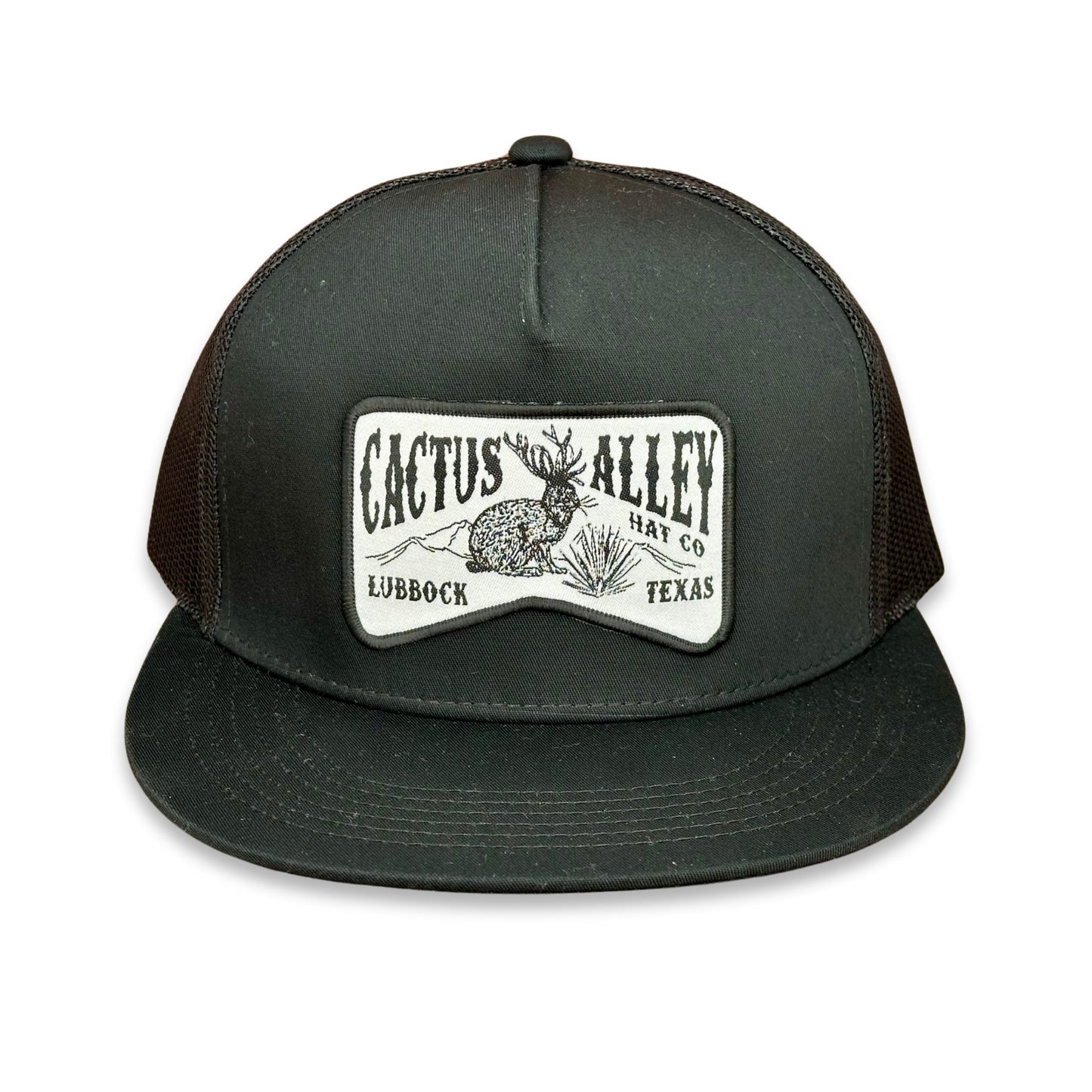 "Jackalope" - 6006 Black/ Black Mesh, Snapback Cap (2025)