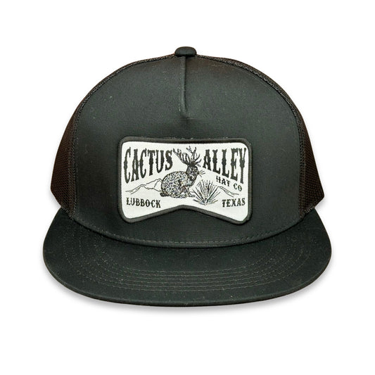 "Jackalope" - 6006 Black/ Black Mesh, Snapback Cap (2025)