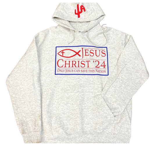 "Jesus 2024" - Ash Grey Adult Hoodie (WESA JAN 2024)