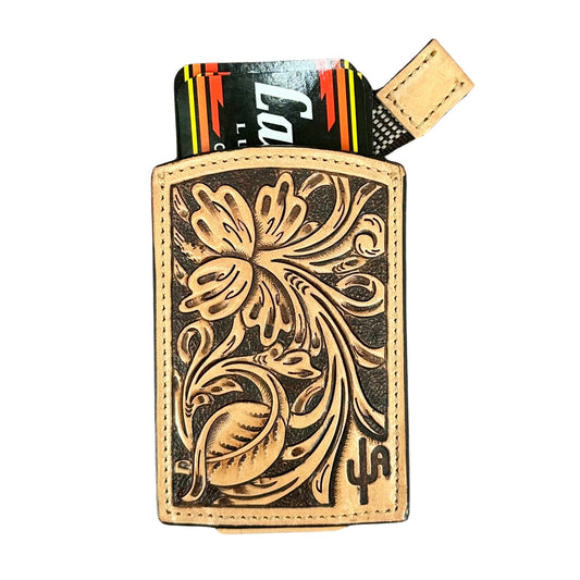"The Leroy" - Handmade Leather Ribbon Wallet (2024)