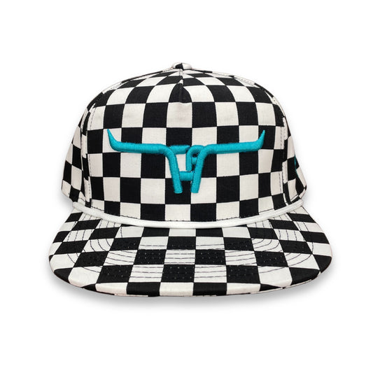 "CA Longhorn" Turquoise Puff - Finish Line, Snapback Cap
