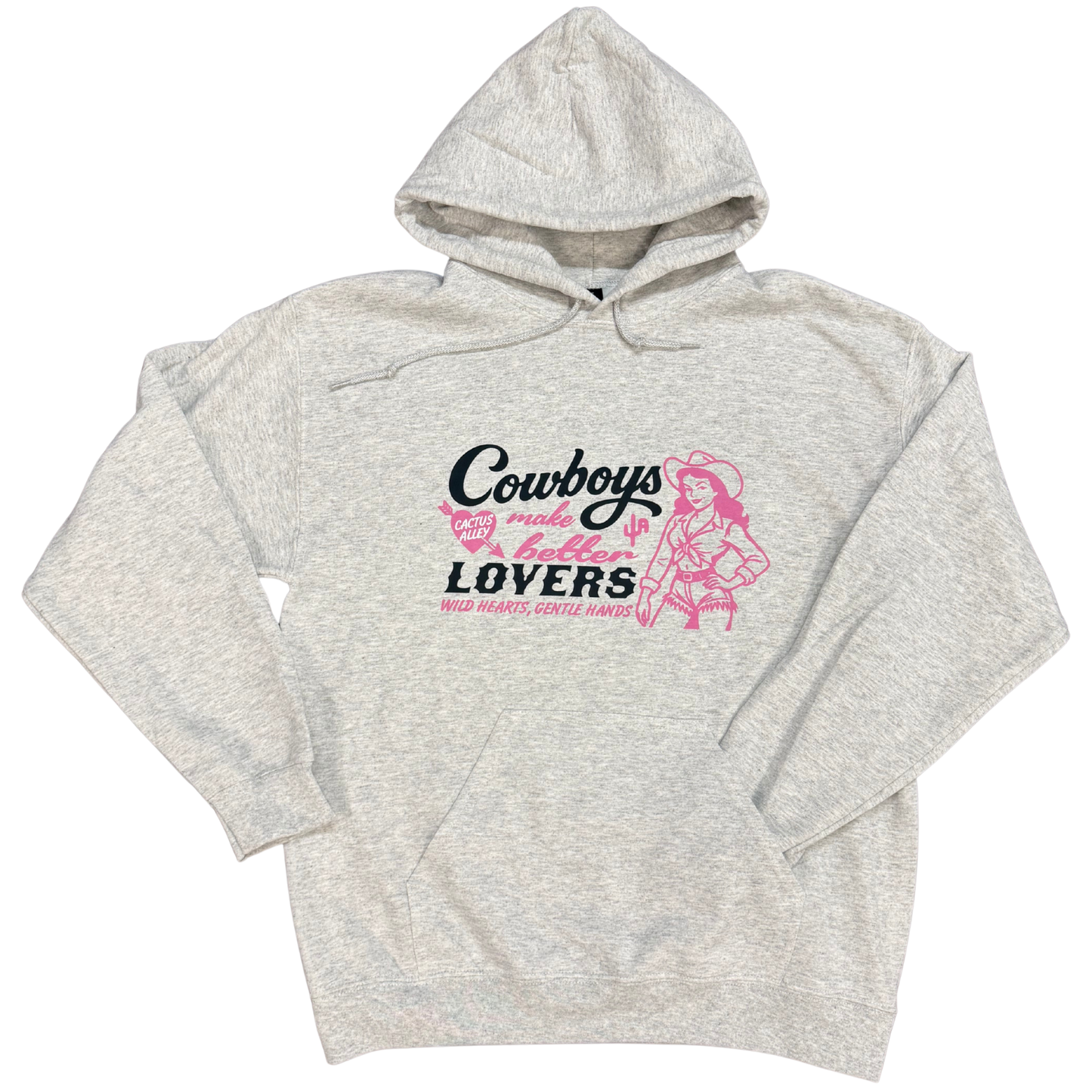 "Lovers" - Ash Grey Adult Hoodie