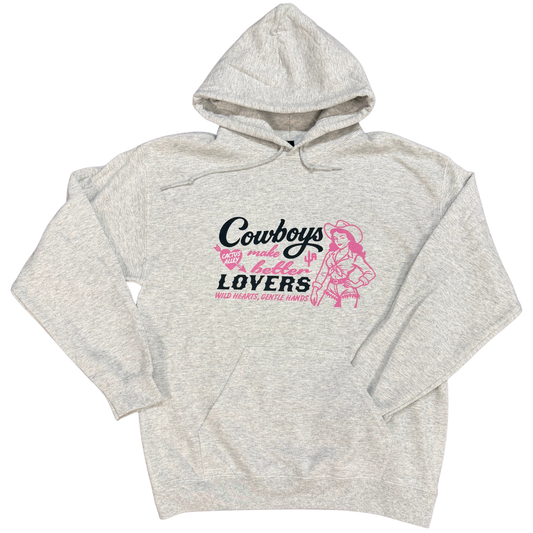"Lovers" - Ash Grey Adult Hoodie