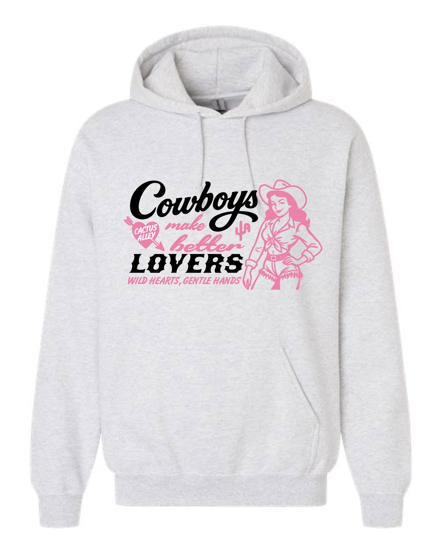 "Lovers" - Ash Grey Adult Hoodie