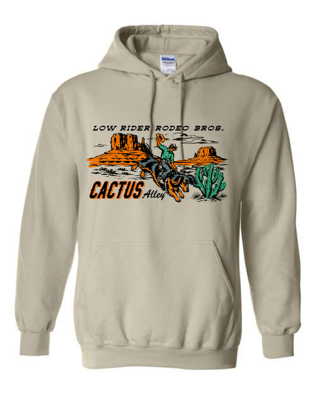 "Low Rider" - Sand Adult Hoodie