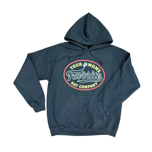 "Mom's Favorite" - Black Adult Hoodie