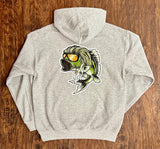 "Mullet Bass" - Sport Grey Adult Hoodie (2024)