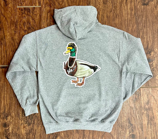 "Mullet Mallard" - Graphite Heather Adult Hoodie (2024)