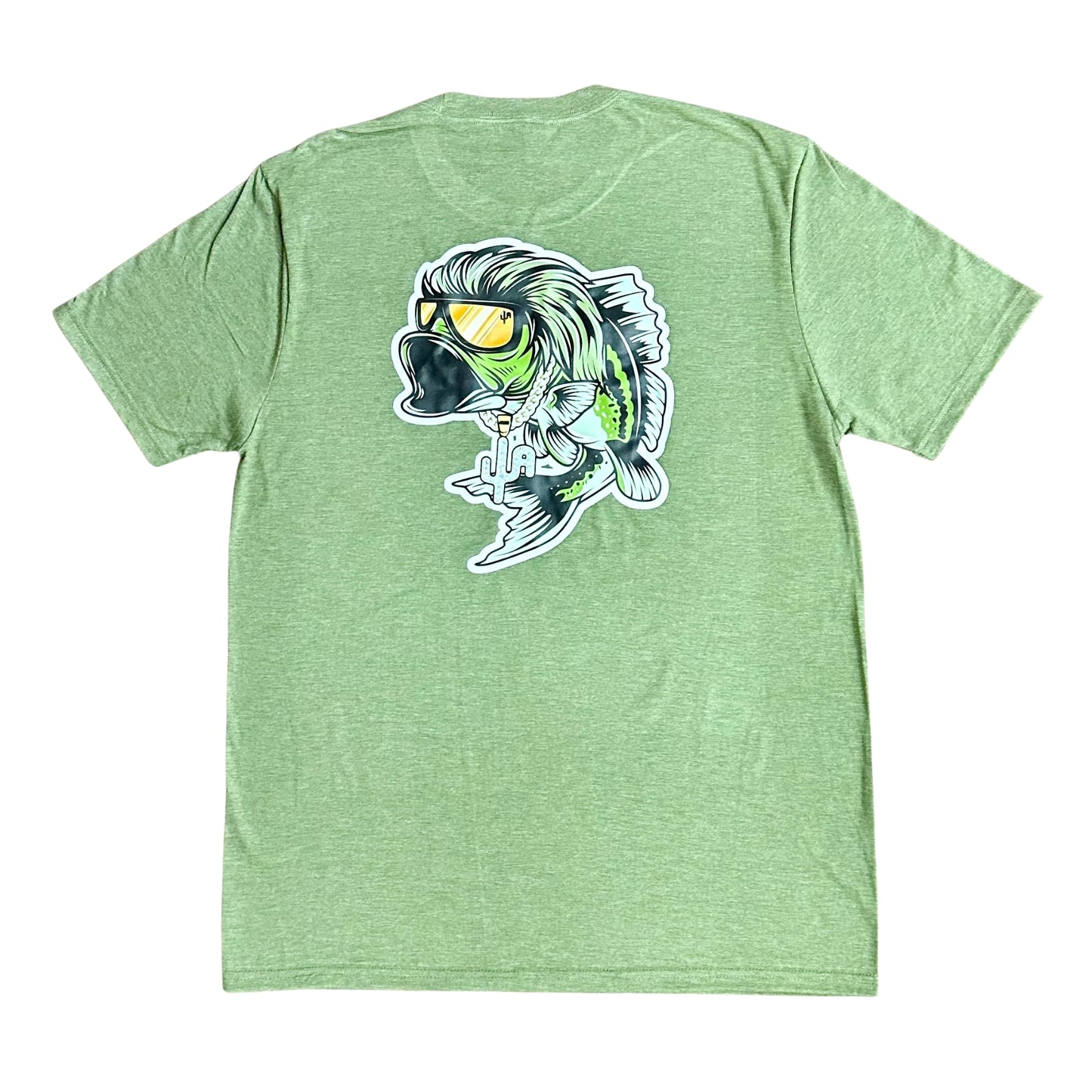 "Mullet Bass" - Military Green Adult Tee (2024)