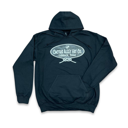 "Neck Rope-BLK" - Black Adult Hoodie (2025)