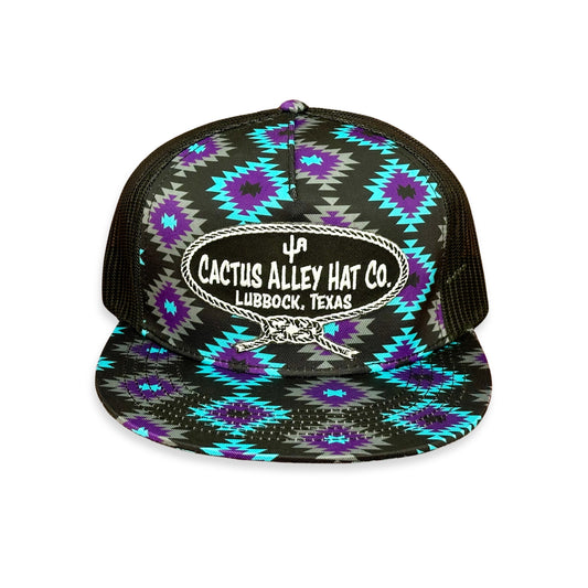 "Neck Rope-BLK" - CA Dolly P Aztec, Snapback Cap (2024)