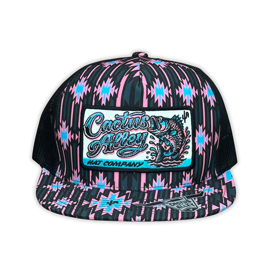 "Neon Catch" - CA Darlin' Aztec, Snapback Cap