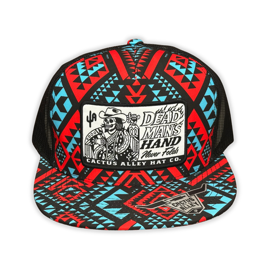 "Never Fold" - CA Poncho Aztec, Snapback Cap