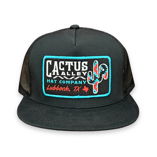 "New Mexico" - CA 6006 Black/ Black Mesh, Snapback Cap (2025)