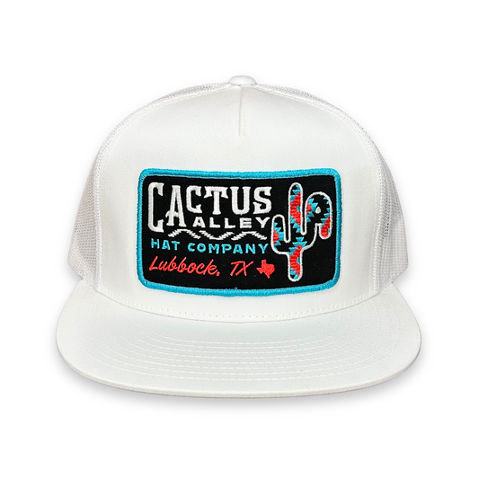 "New Mexico" - CA 6006 White/ White Mesh, Snapback Cap (2025)